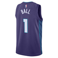 Charlotte Hornets Purple jersey – view 3
