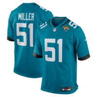 Jacksonville Jaguars Ventrell Miller Teal jersey – view 1