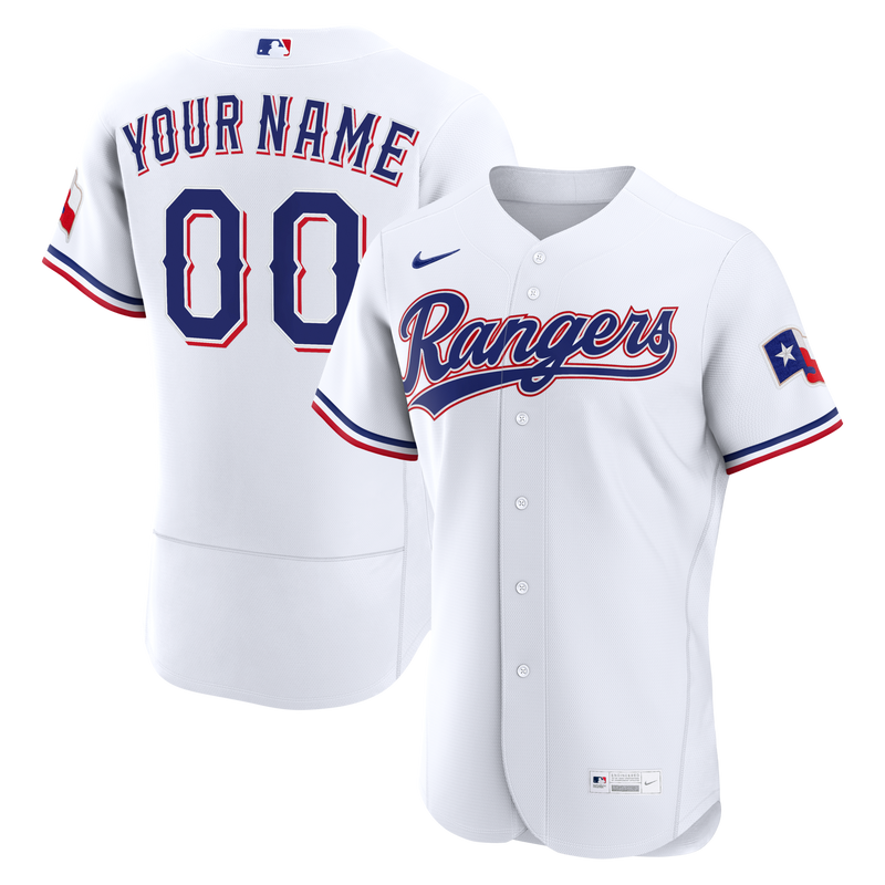 Texas Rangers White jersey – view 1