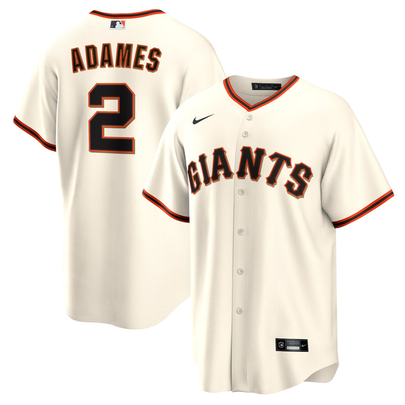 San Francisco Giants Willy Adames Cream jersey – view 1