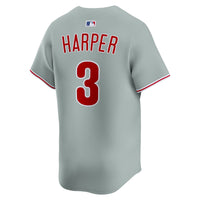Philadelphia Phillies Bryce Harper Gray jersey – view 4