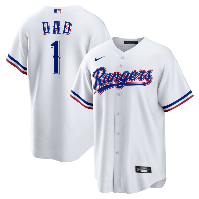 Texas Rangers White jersey – view 1
