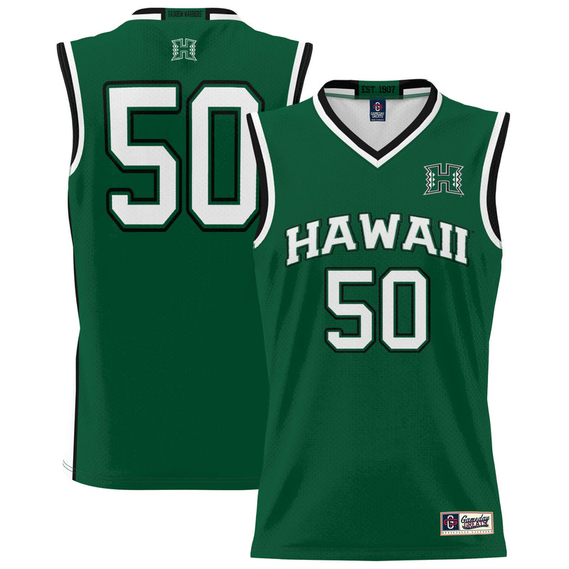 Hawaii Rainbow Warriors Lightweight Green jersey – view 1