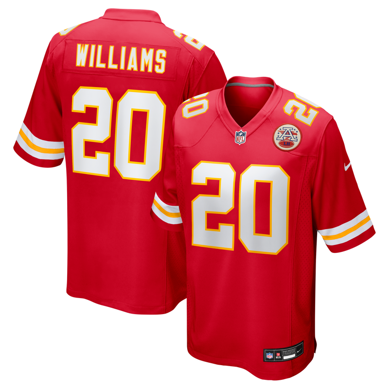 Kansas City Chiefs Nohl Williams Red jersey – view 1