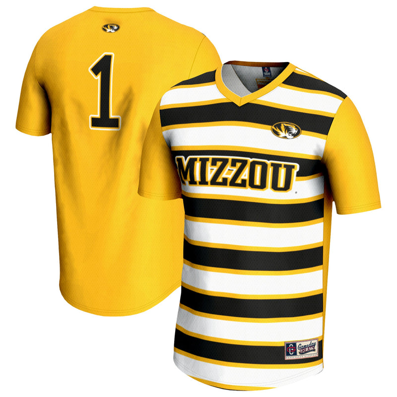 Missouri Tigers Lightweight Soccer Gold jersey – view 1
