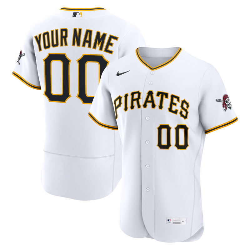 Pittsburgh Pirates White jersey – view 1