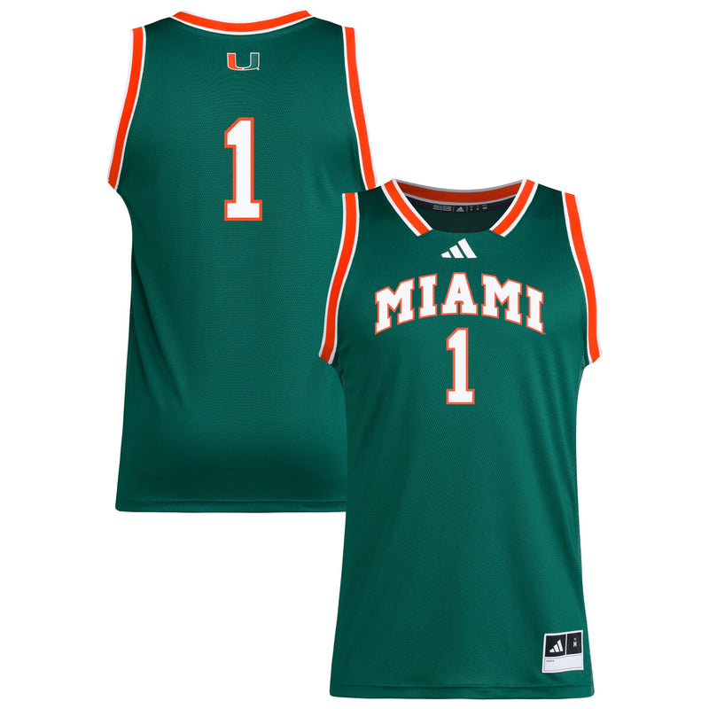 Miami Hurricanes Green jersey – view 1