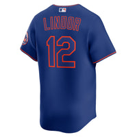 New York Mets Francisco Lindor Royal jersey – view 4