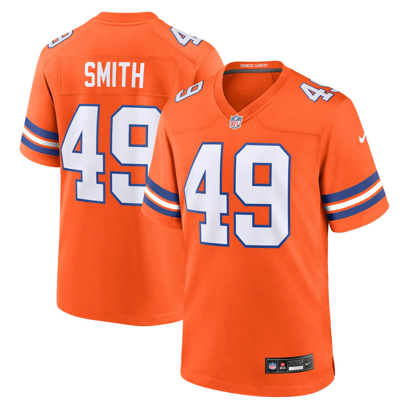 Denver Broncos Dennis Smith Orange jersey – view 1