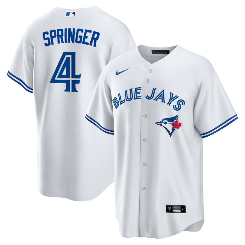 Toronto Blue Jays George Springer White jersey – view 1