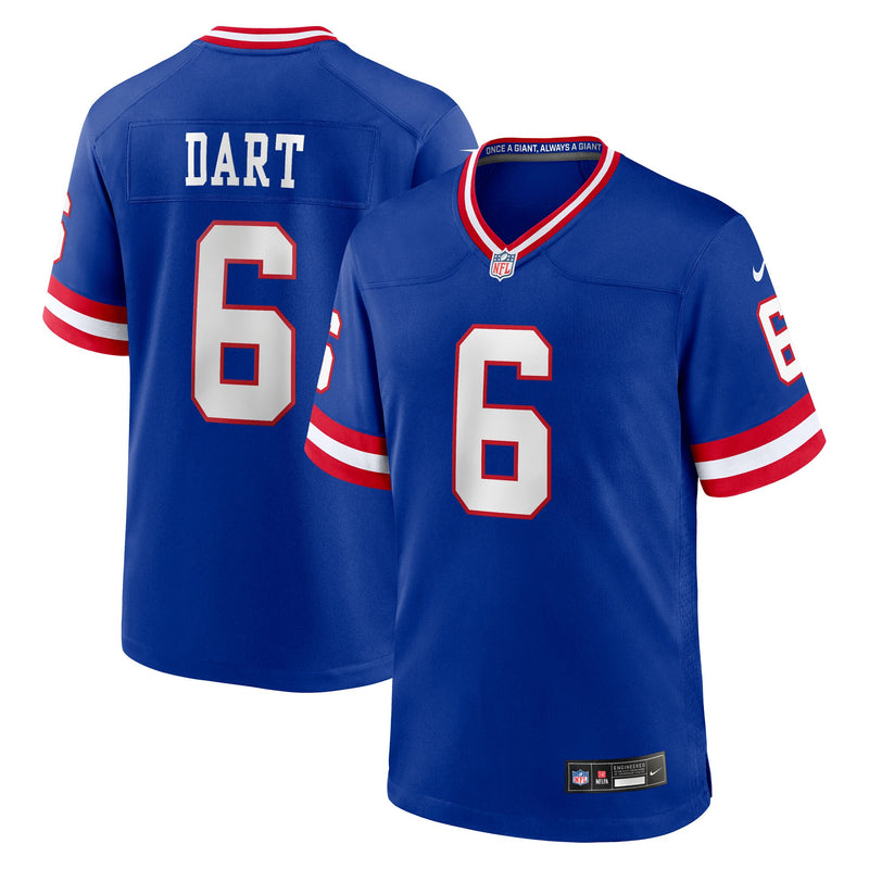 New York Giants Jaxson Dart Royal jersey – view 1