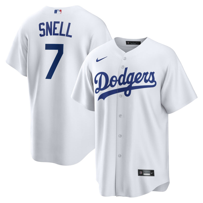 Los Angeles Dodgers Blake Snell White jersey – view 1