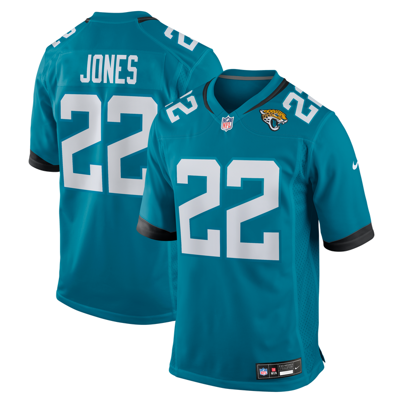 Jacksonville Jaguars Jarrian Jones Teal jersey – view 1
