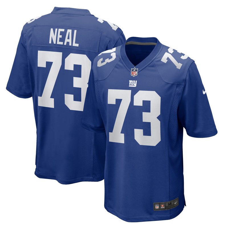 New York Giants Evan Neal Royal jersey – view 1