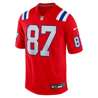 New England Patriots Rob Gronkowski Red jersey – view 3