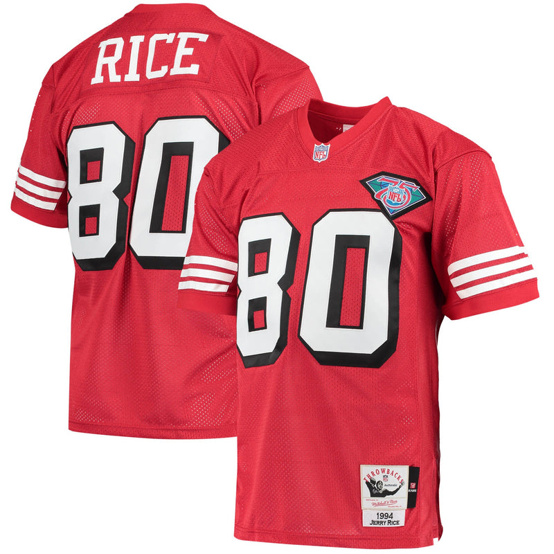San Francisco 49ers Jerry Rice Scarlet jersey – view 1