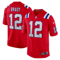 New England Patriots Tom Brady Red jersey – view 1