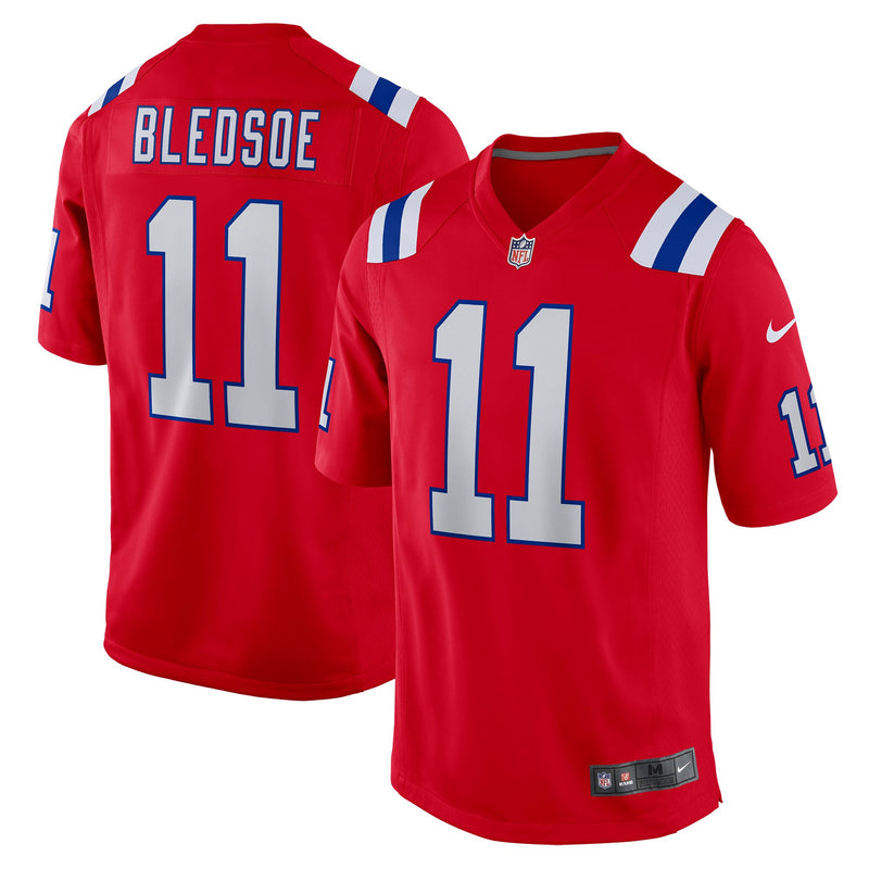 New England Patriots Drew Bledsoe Red jersey – view 1