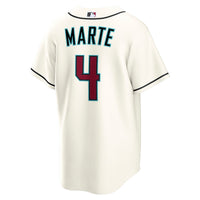 Arizona Diamondbacks Ketel Marte Cream jersey – view 4