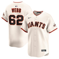 San Francisco Giants Logan Webb Cream jersey – view 1