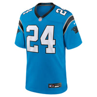 Carolina Panthers Jonathon Brooks Blue jersey – view 3