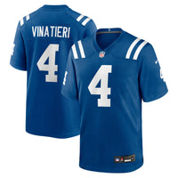 Indianapolis Colts Adam Vinatieri Royal jersey – view 2