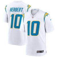Los Angeles Chargers Justin Herbert White jersey – view 1