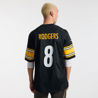 Pittsburgh Steelers Aaron Rodgers Black jersey – view 4