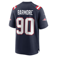New England Patriots Christian Barmore Navy jersey – view 4
