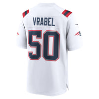 New England Patriots Mike Vrabel White jersey – view 4