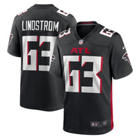 Atlanta Falcons Chris Lindstrom Black jersey – view 2