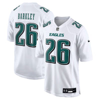 Philadelphia Eagles Saquon Barkley White jersey – view 2