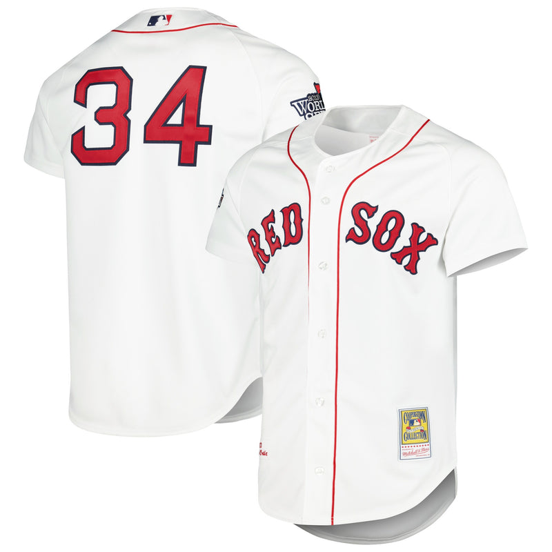Boston Red Sox David Ortiz White jersey – view 1