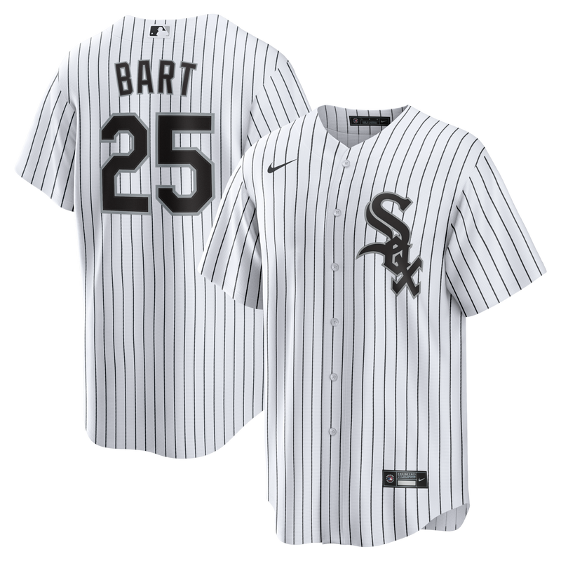 Chicago White Sox Joey Bart White jersey – view 1