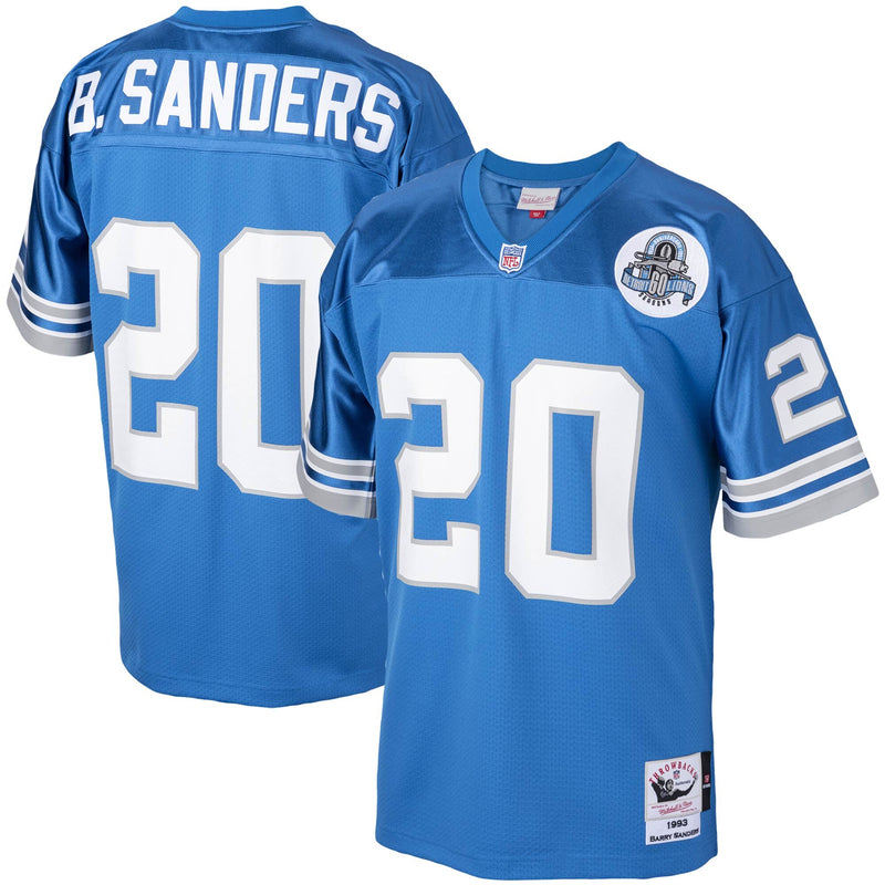 Detroit Lions Barry Sanders Blue jersey – view 1