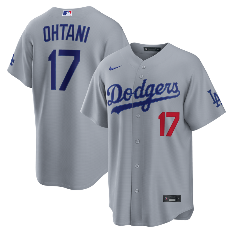 Los Angeles Dodgers Shohei Ohtani Gray jersey – view 1