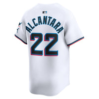 Miami Marlins Sandy Alcantara White jersey – view 4