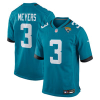 Jacksonville Jaguars Jakobi Meyers Teal jersey – view 1