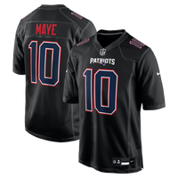 New England Patriots Drake Maye Black jersey – view 1