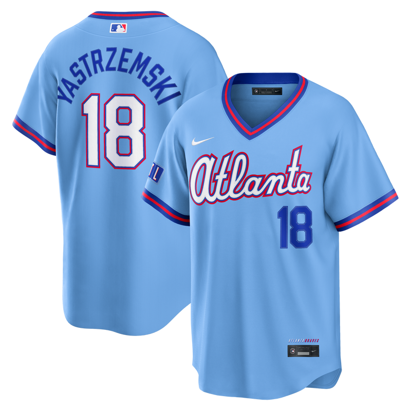 Atlanta Braves Mike Yastrzemski jersey – view 1