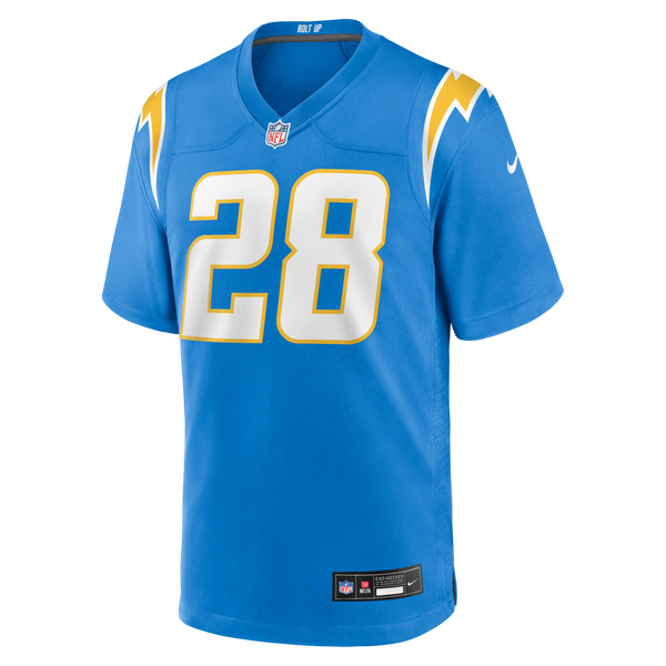 Los Angeles Chargers Hassan Haskins Nike Powder Blue Team Game Jersey