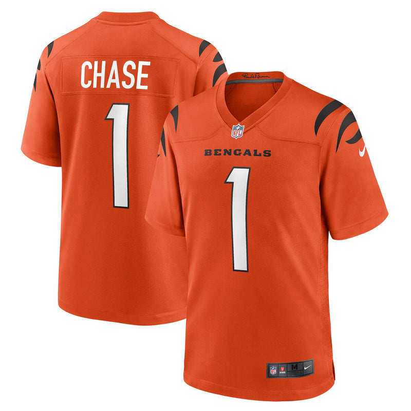 Cincinnati Bengals Ja'Marr Chase Orange jersey – view 1