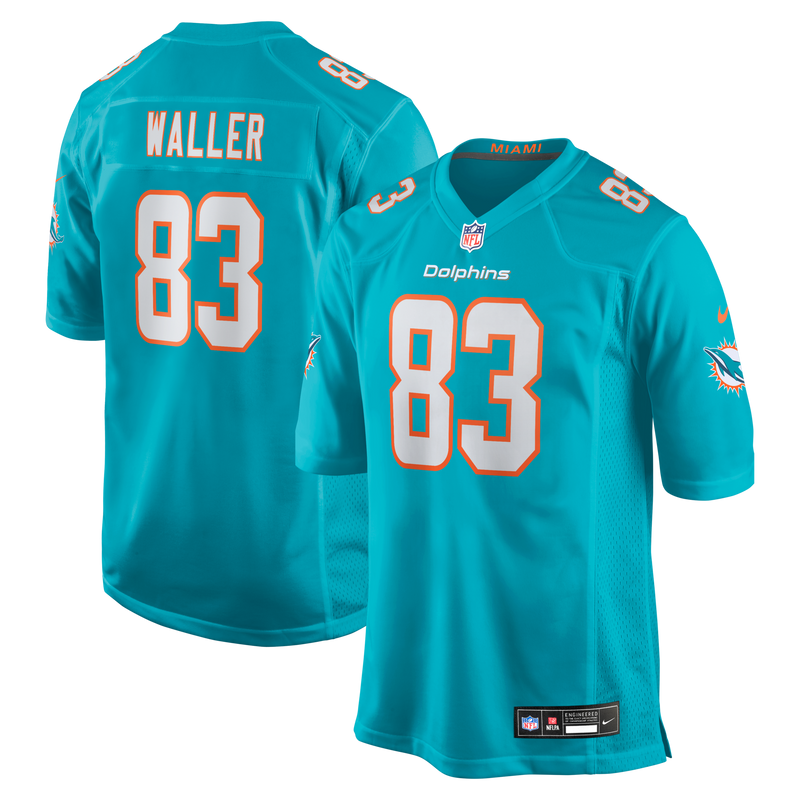 Miami Dolphins Darren Waller Aqua jersey – view 1