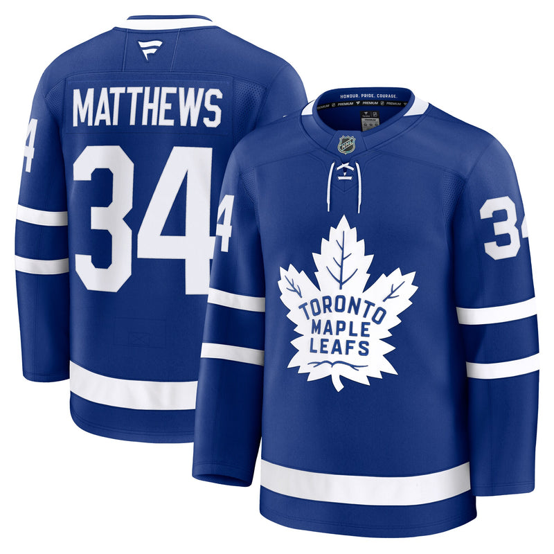 Toronto Maple Leafs Auston Matthews Blue jersey – view 1