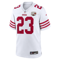 San Francisco 49ers Christian McCaffrey White jersey – view 3