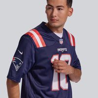 New England Patriots Drake Maye Navy jersey – view 10