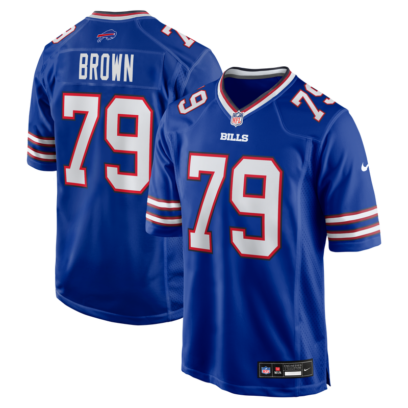 Buffalo Bills Ruben Brown Royal jersey – view 1