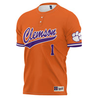 Clemson Tigers Lightweight Softball Orange jersey – view 3