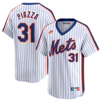 New York Mets Mike Piazza White jersey – view 2