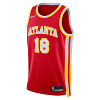Atlanta Hawks Mouhamed Gueye - Red jersey – view 3